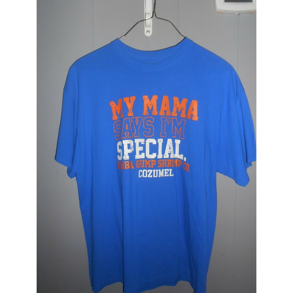 Bubba Gump Shrimp Co. Cozumel Blue T-Shirt Size XXL 100% Cotton